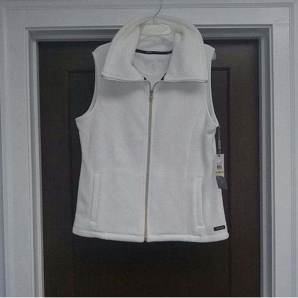calvin klein performance fleece vest